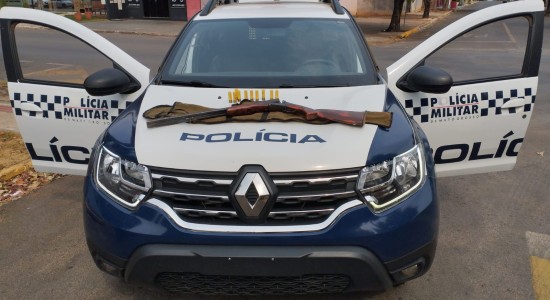 Homem é preso em flagrante suspeito por ameaça e porte ilegal de arma de fogo