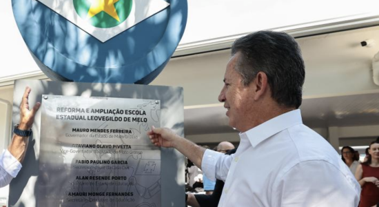 MT Escola Estadual Leovegildo de Melo é modernizada e ganha novo bloco com quadra poliesportiva