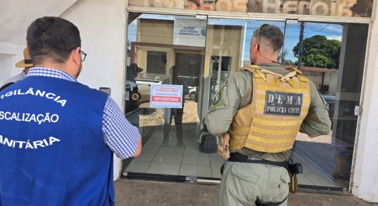 Ação integrada da Polícia Civil interdita clínica veterinária em Pontes e Lacerda