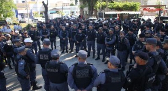 Mais de 300 policiais na região Central