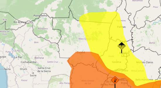 Cuiabá recebe alerta de queda de temperatura nesta terça-feira
