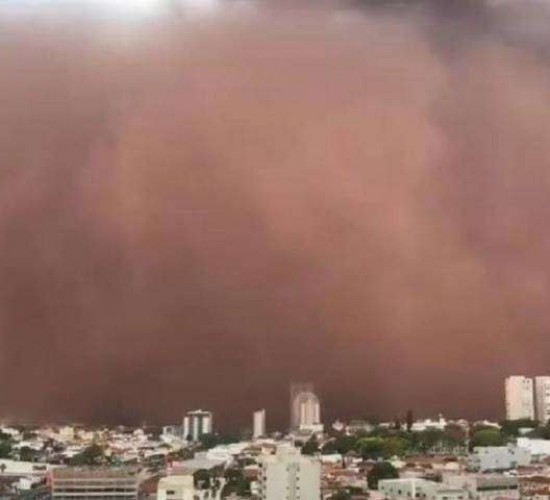 Tempestade de areia pode acontecer mais vezes