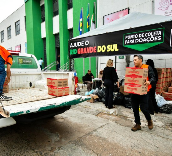 Prefeitura de Cuiabá arrecada seis toneladas em doações durante os três primeiros dias de ação