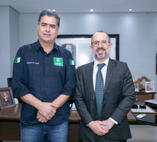 Prefeito recebe visita do ministro da CGU e discute fortalecimento interno do Município junto ao governo federal