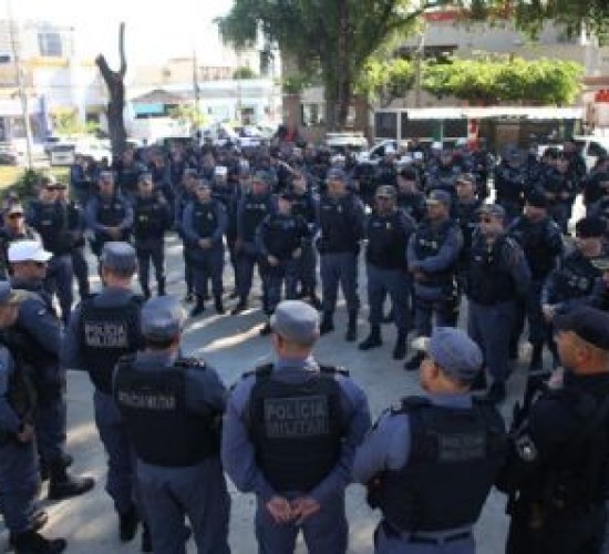 Mais de 300 policiais na região Central