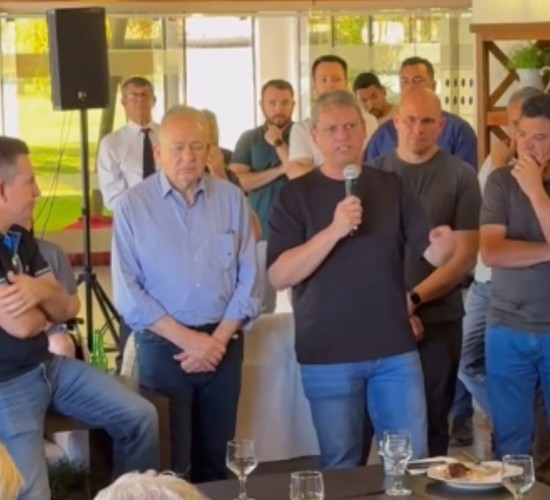 Governador de São Paulo destaca trabalho de Mauro MendesUma inspiração, sou fã