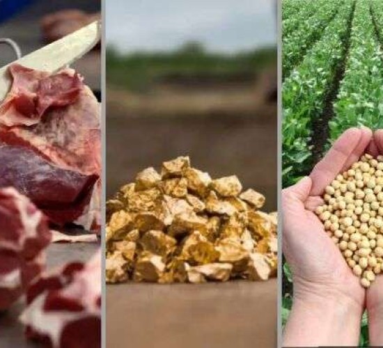 Taxação de 50% dos EUA impacta ouro, carne e soja, ameaçando economia de Mato Grosso