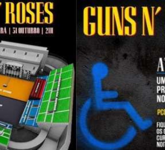 Show do Guns N’ Roses em Cuiabá terá credenciamento online para pessoas PCDs; veja como fazer