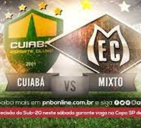 CUIABA X MIXTO Decisão do Sub-20 neste sábado garante vaga na Copa SP de Futebol Júnior