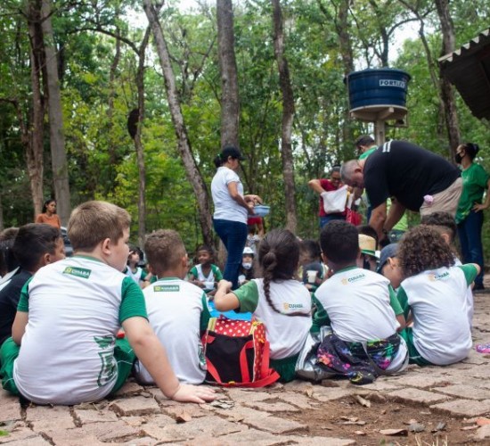 Alunos de escola municipal visitam Horto Florestal