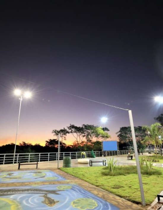 Um local de qualidade para que as famílias cuiabanas possam desfrutar reforça vice-prefeito STOPA sobre a Orla do Porto II