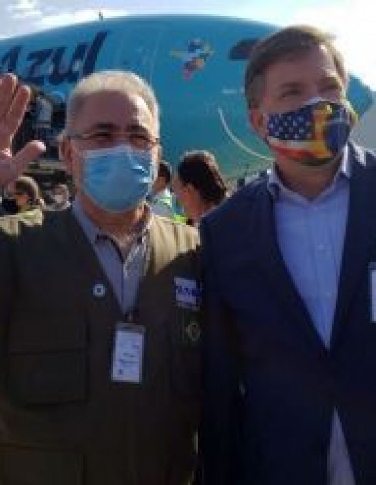 Lote com 3 milhões de doses da vacina da Janssen chega ao Brasil Imunizante foi doado pelos Estados Unidos