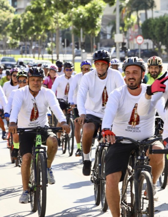 Pedal da Semob e benção do Senhor Bom Jesus de Cuiabá padroeiro da cidade marcam a programação de aniversário de Cuiabá
