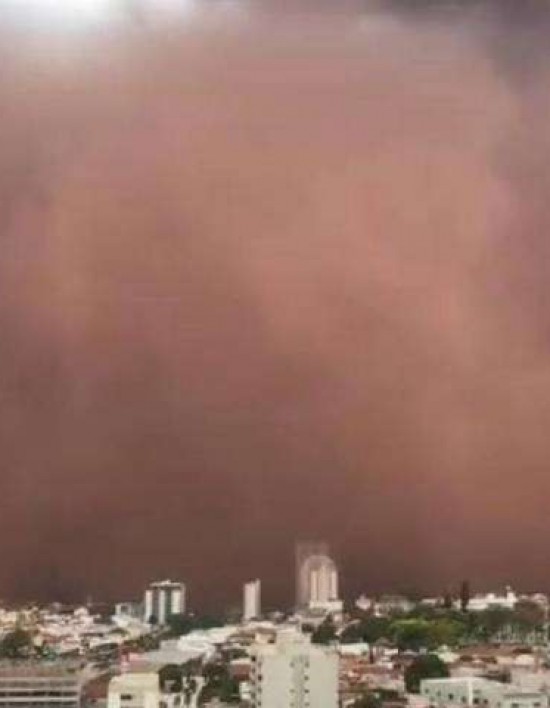 Tempestade de areia pode acontecer mais vezes
