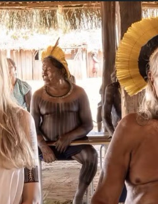 Confira a visita de Angelina Jolie em Mato Grosso