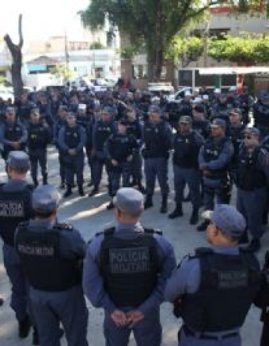 Mais de 300 policiais na região Central