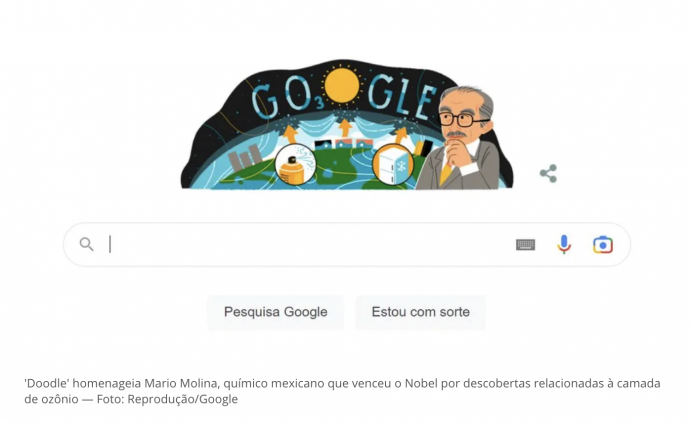Quem é Mario Molina químico mexicano homenageado neste domingo no Google