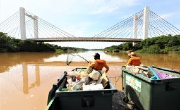 Balsa Ecológica e avanços no tratamento de esgoto ajudam na preservação dos rios Cuiabá e Coxipó