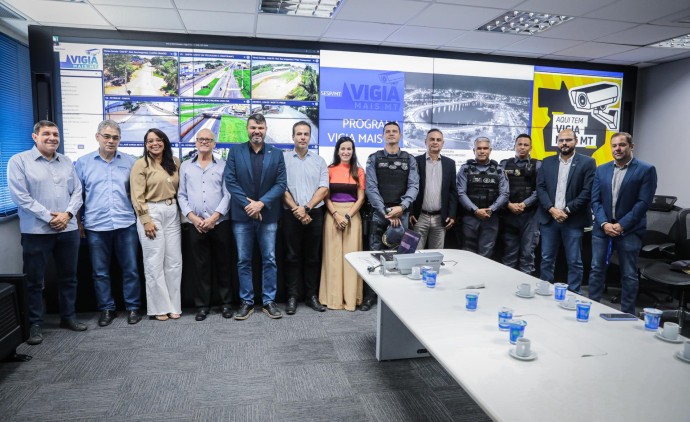 Governo de MT disponibiliza 338 câmeras de segurança para reforçar segurança em Várzea Grande