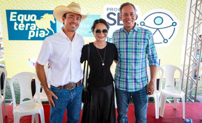 Primeira-dama de MT é madrinha do maior evento equestre do Centro-Oeste parceiro do SER Família Inclusivo