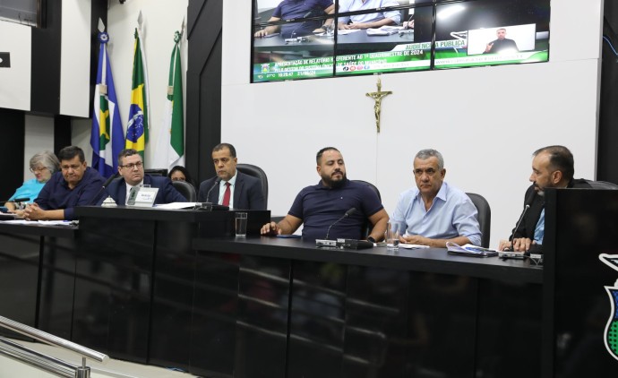 Secretaria de Saúde de Cuiabá apresenta relatório do primeiro quadrimestre de 2024 em audiência pública na Câmara de Vereadores