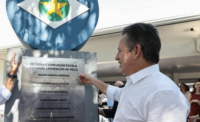MT Escola Estadual Leovegildo de Melo é modernizada e ganha novo bloco com quadra poliesportiva