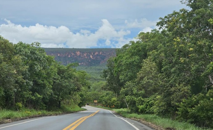 Trânsito no Portão do Inferno Carnaval EM CHAPADA 2025