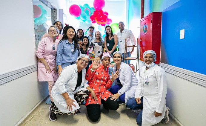 HMC realiza manhã especial de Páscoa para crianças internadas