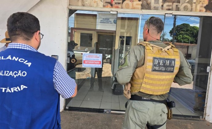 Ação integrada da Polícia Civil interdita clínica veterinária em Pontes e Lacerda