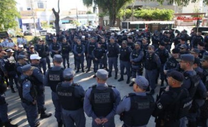 Mais de 300 policiais na região Central