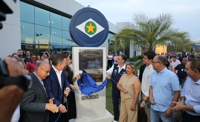 Referência no país, Governo de MT inaugura nova sede do laboratório central de saúde