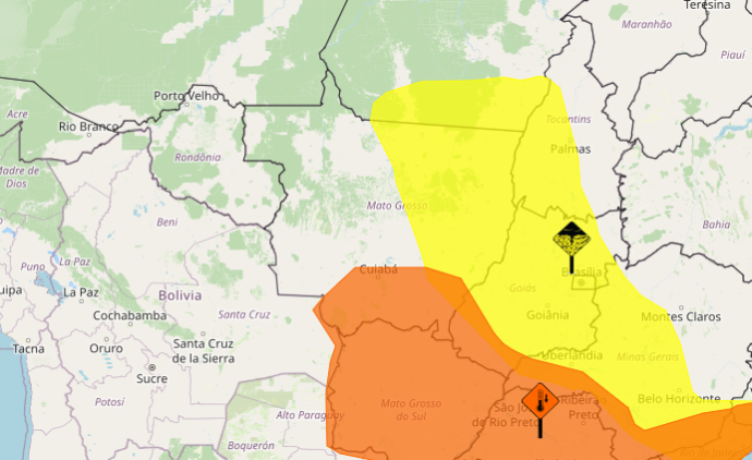 Cuiabá recebe alerta de queda de temperatura nesta terça-feira