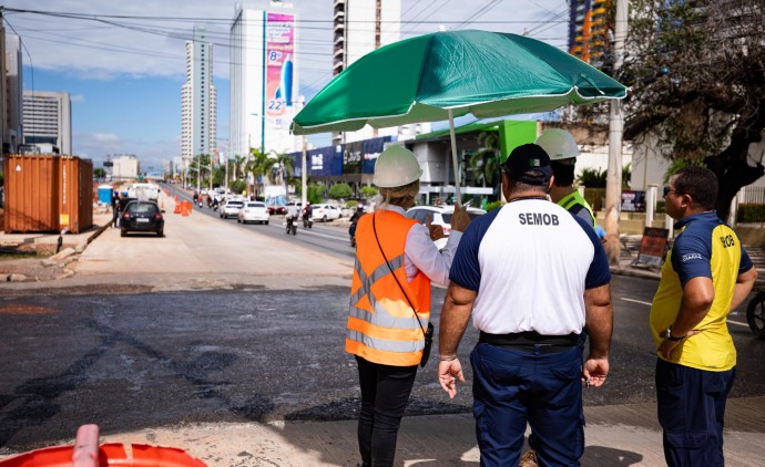 Avenida do CPA terá novos trajetos com desativação de retornos para obras