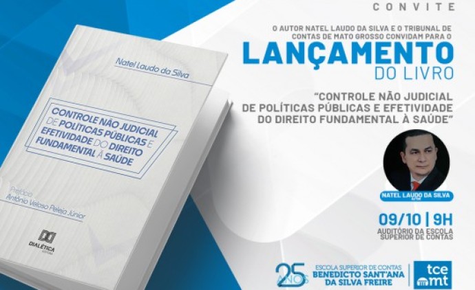 Lançamento de obra jurídica sobre controle de políticas públicas será realizado no TCE-MT