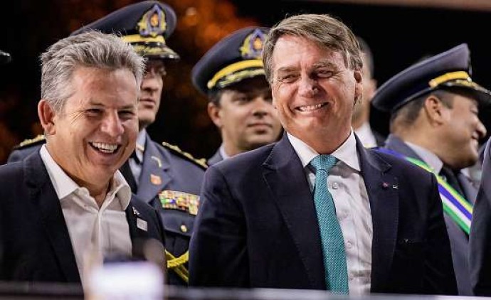Bolsonaro aprova aliança entre PL e grupo de Mauro Mendes para eleições em Mato Grosso