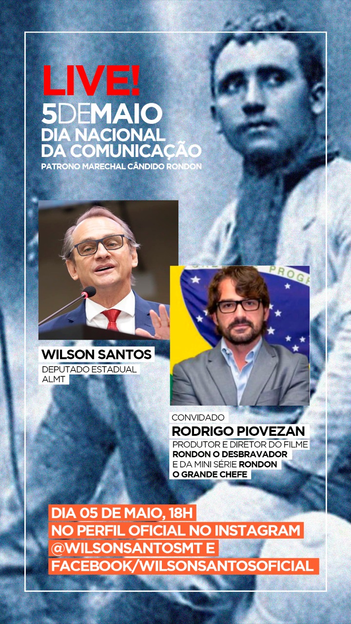 CDEPUTADO WILSON SANTOS E CINEASTA RODRIGO PIOVEZAN CINAMA BRASILEIRO FILME RONDON