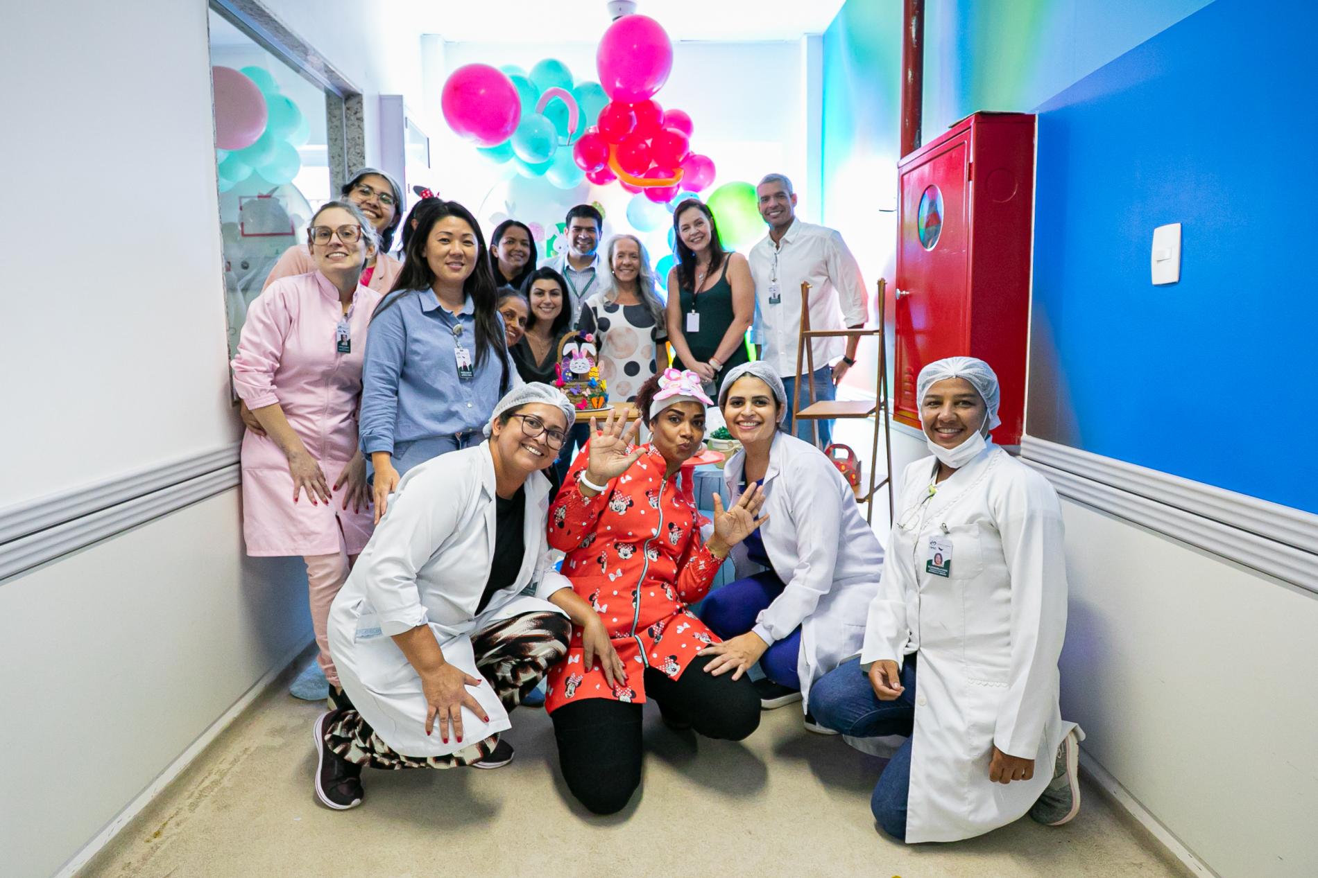 HMC realiza manhã especial de Páscoa para crianças internadas