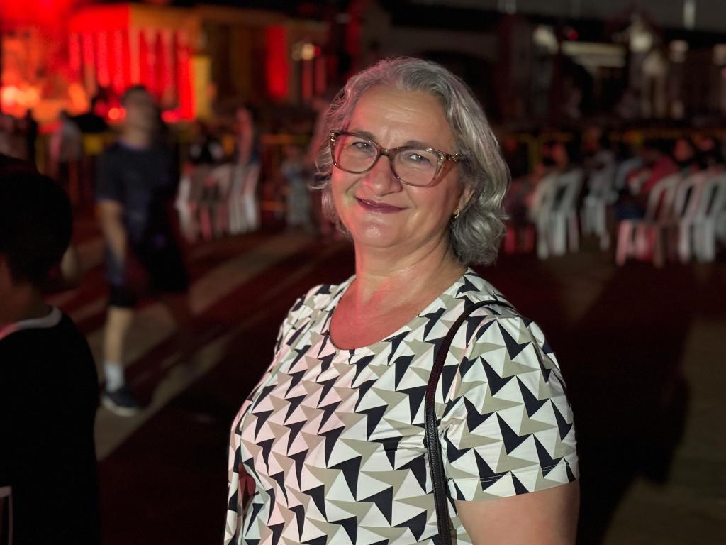 É a primeira vez que vejo um espetáculo dessa grandeza aqui em Cuiabá