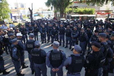Mais de 300 policiais na região Central