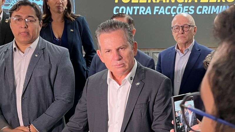 Em chamada de vídeo, Mauro parabeniza força-tarefa por prisão de quadrilha que assaltou banco