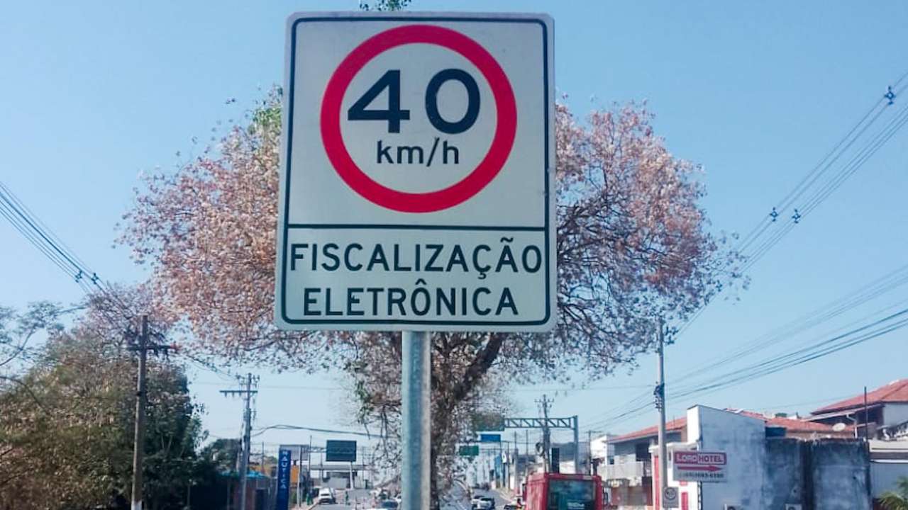 Novo limite de velocidade